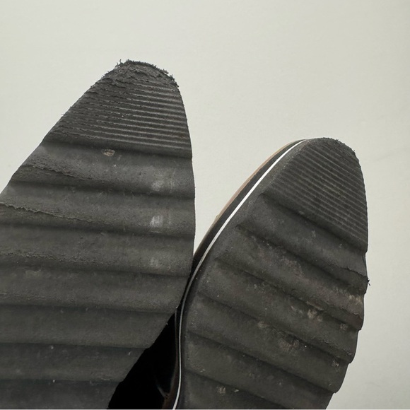 Vince Alona Black Patent Leather Slip On Oxford Loafer Dress Shoes 9 - Picture 9 of 9